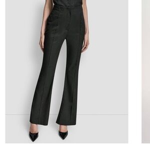 NWT DKNY Black Tailored Flared Dress Pants Sz 2, XS, Small